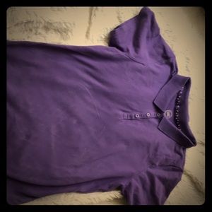 A purple collared shirt for kids size 10-12
